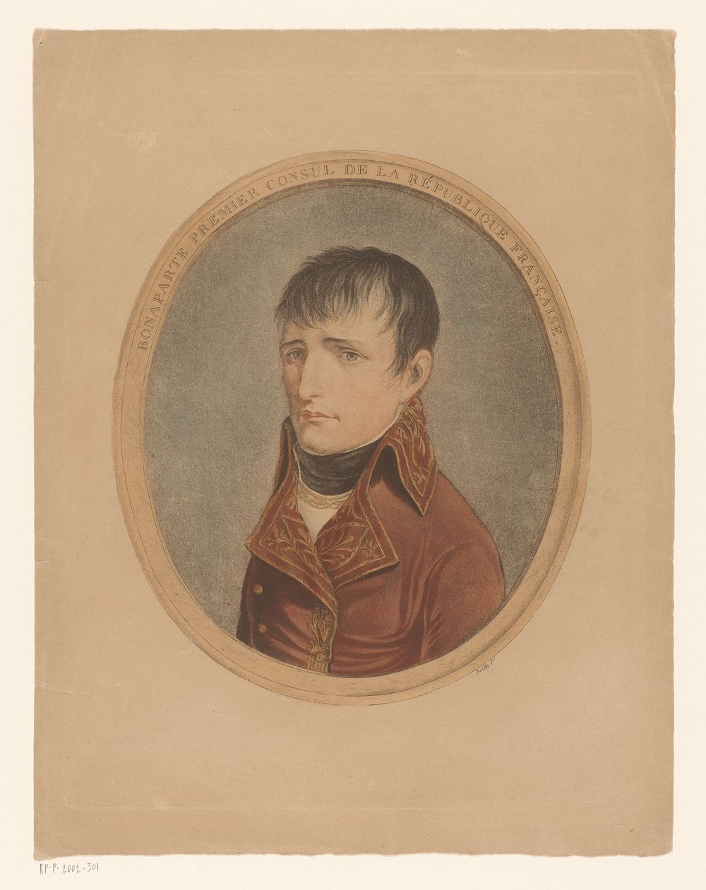 Portret van Napoleon I Bonaparte, keizer de Fransen (1840 - 1899) by anonymous and Louis Léopold Boilly
