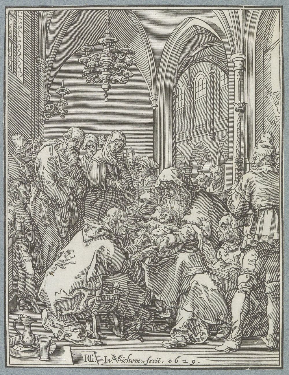 Besnijdenis (1629) by Christoffel van Sichem II and Hendrick Goltzius