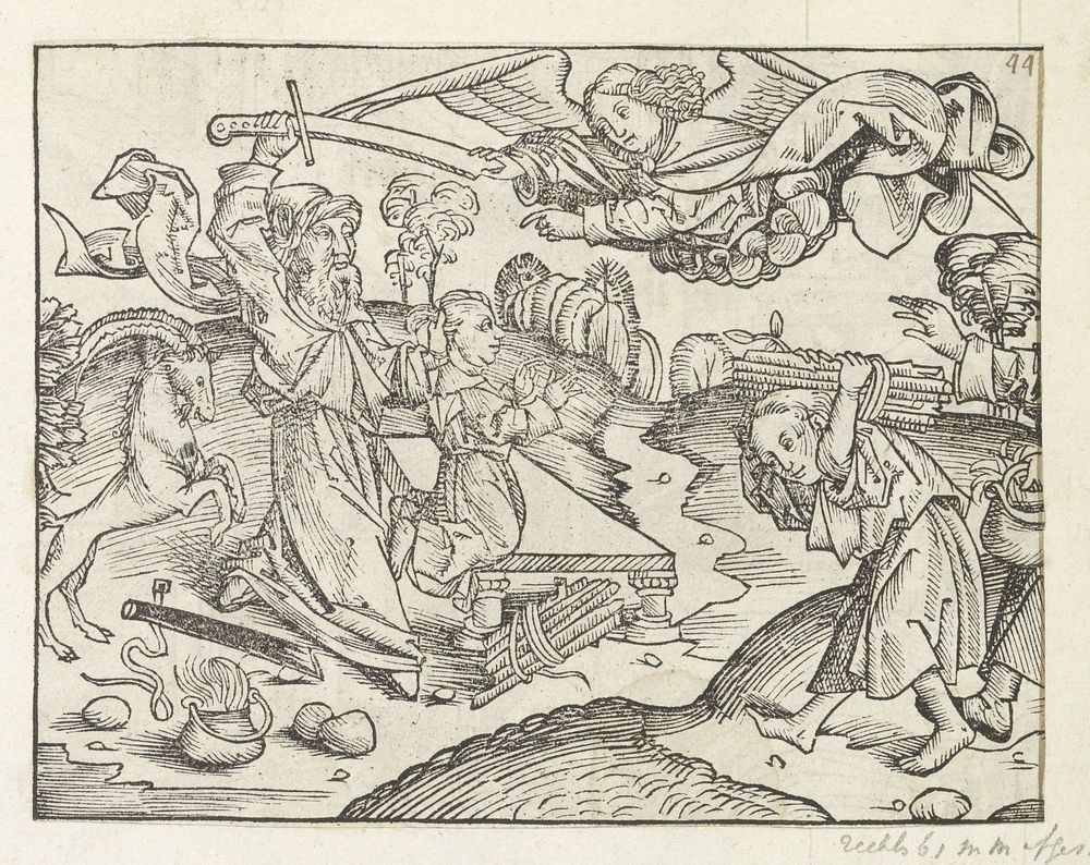 Offer van Isaak (1493) by Michel Wolgemut and Wilhelm Pleydenwurff