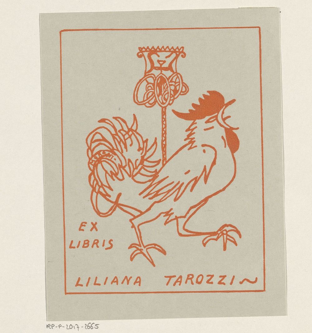 Ex libris van Liliana Tarozzi (1958) by anonymous
