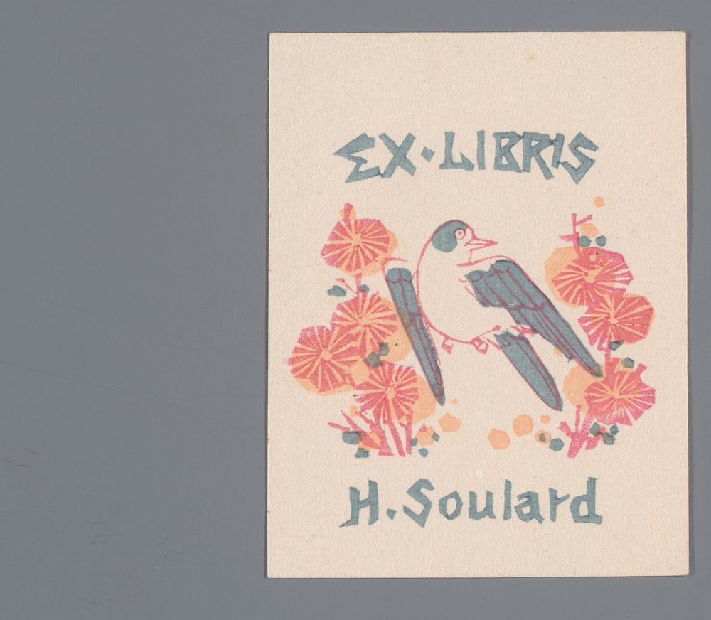 Ex libris van H. Soulard (1900 - 1999) by anonymous