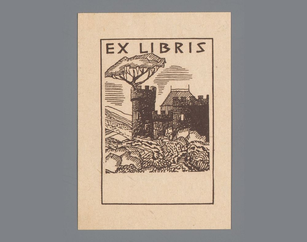 Ex libris van onbekend (1900 - 1999) by anonymous