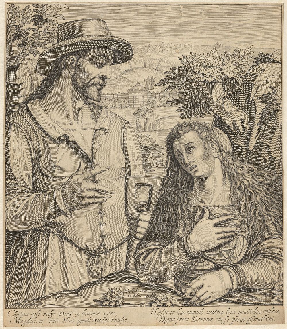 Christus verschijnt aan Maria Magdalena (1590 - 1600) by Bartholomeus Willemsz Dolendo and Bartholomeus Willemsz Dolendo