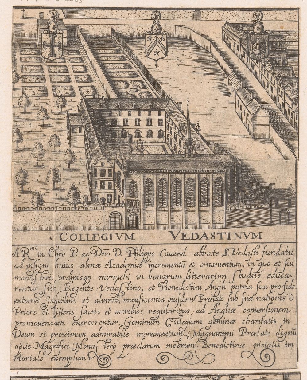 College van Vedastus (1605 - 1680) by Filippo Ferrari