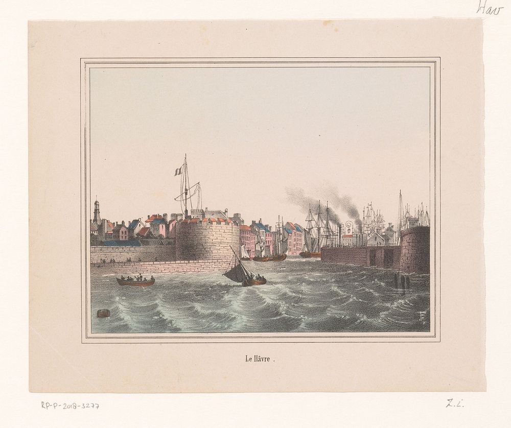 Haven van Le Hâvre (1820 - 1860) by anonymous