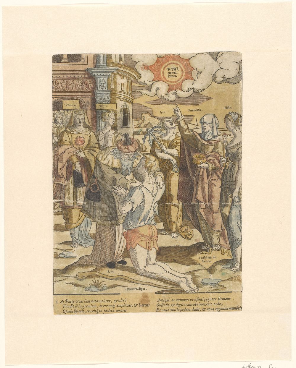 De terugkeer van de verloren zoon (c. 1540 - c. 1550) by Cornelis Anthonisz and Cornelis Anthonisz