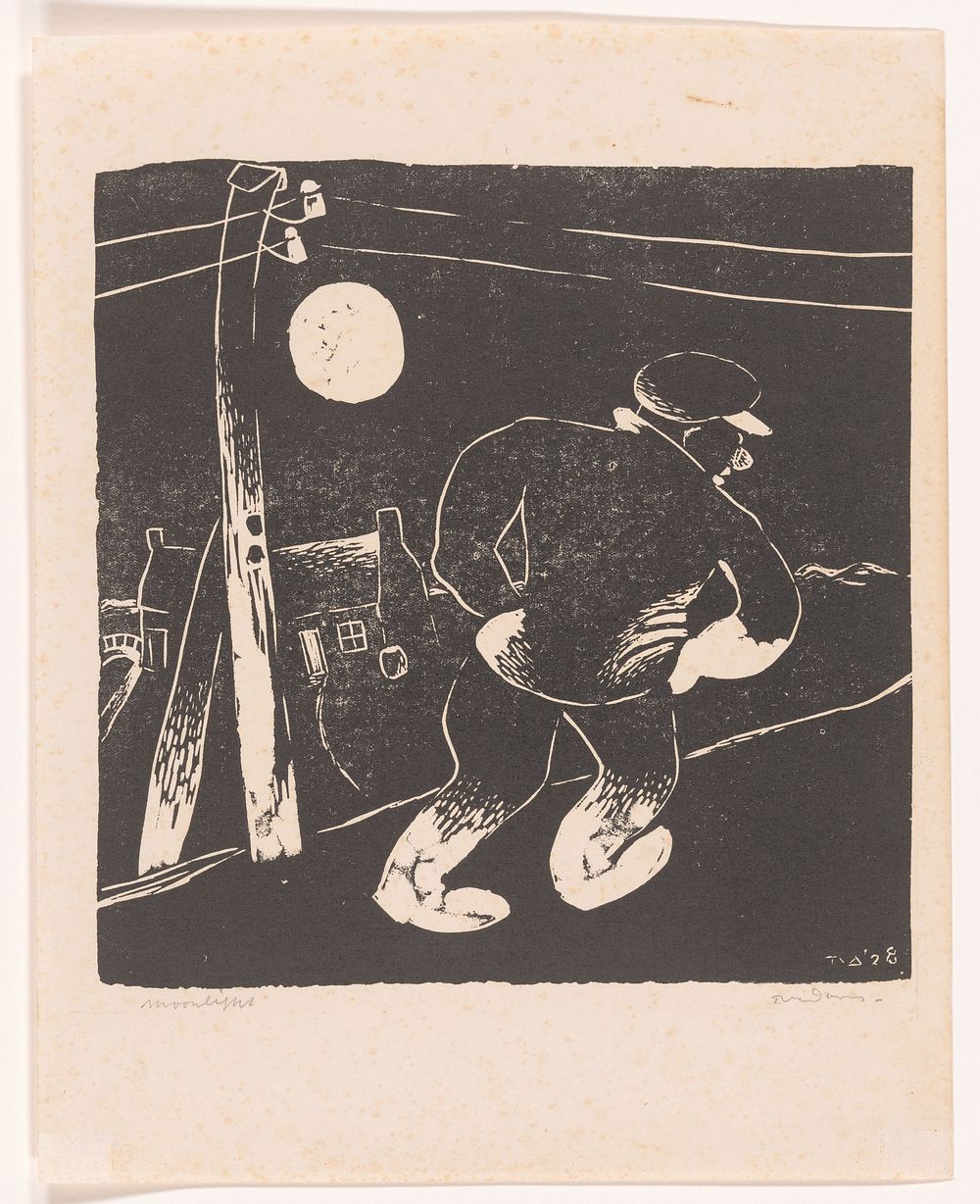 Moonlight (1928) by Tinus van Doorn