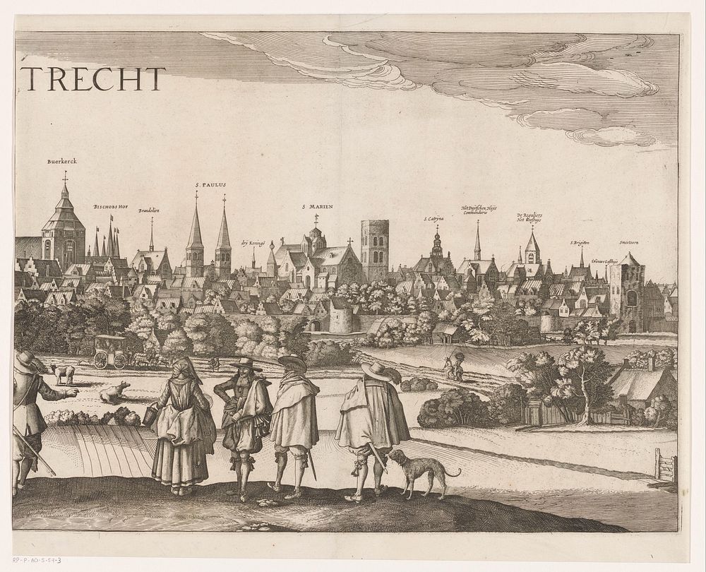 Stadsgezicht van Utrecht (derde deel) (1662 - 1679) by Jan Hendriksz Verstraelen, Joost Cornelisz Droochsloot, Clement de…