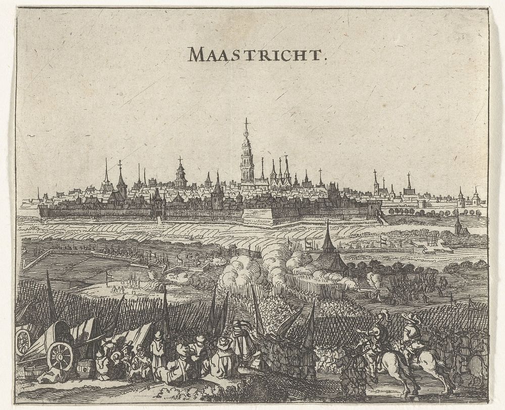 Beleg van Maastricht, 1632 (1650 - 1652) by anonymous