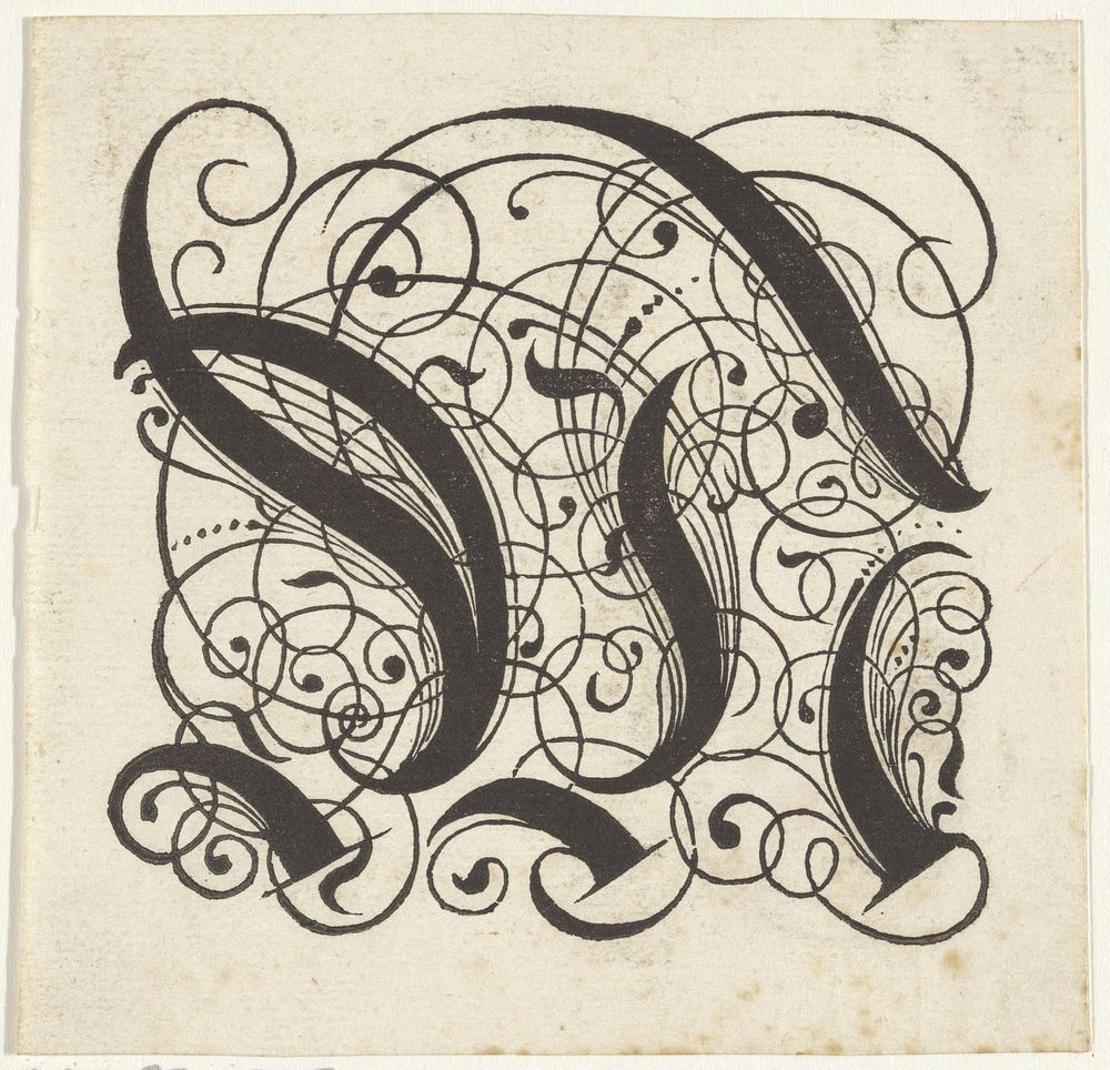 Letter M (1600 - 1699) by anonymous and Dirck de Bray