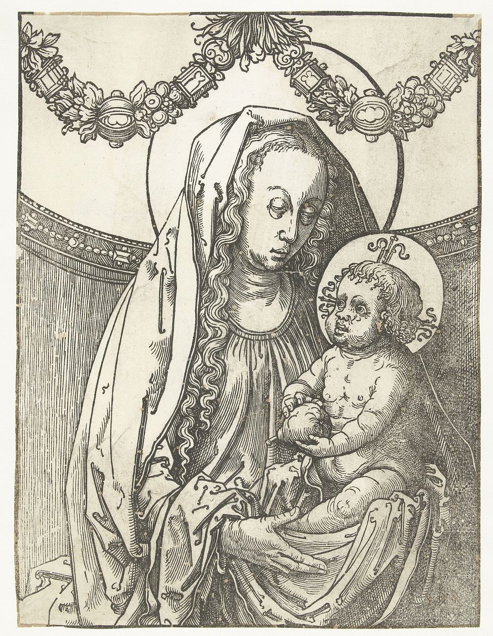 Maria met kind (1513 - 1517) by Lucas van Leyden