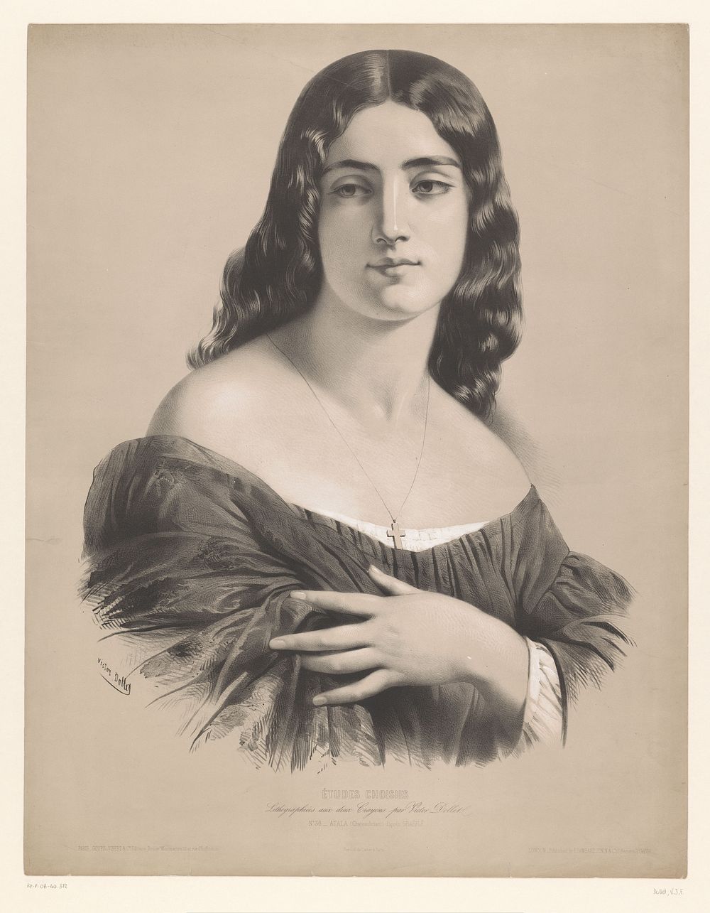Atala (1845 - 1850) by Victor Jean François Dollet, Albert Gräfle, François Louis Cattier, Vibert and Cie Goupil and Ernest…