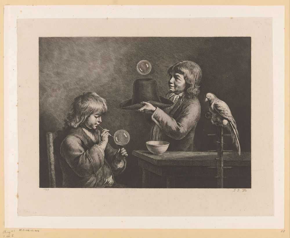 Bellenblazende jongens (1799) by Jean Jacques de Boissieu