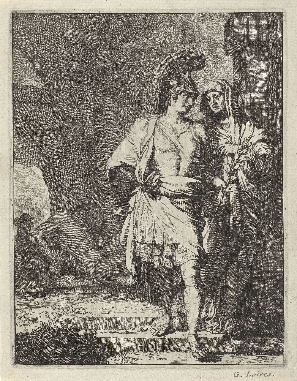 Aeneas en de Sibille van Cumae (1670) by Gerard de Lairesse