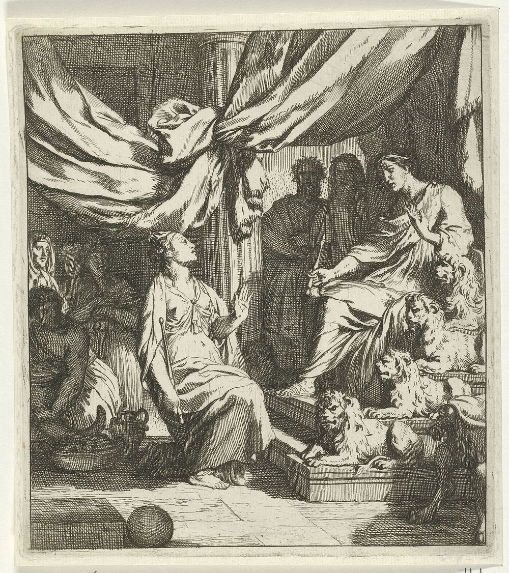 Salomon ontvangt de koningin van Sheba (1670 - 1675) by Gerard de Lairesse