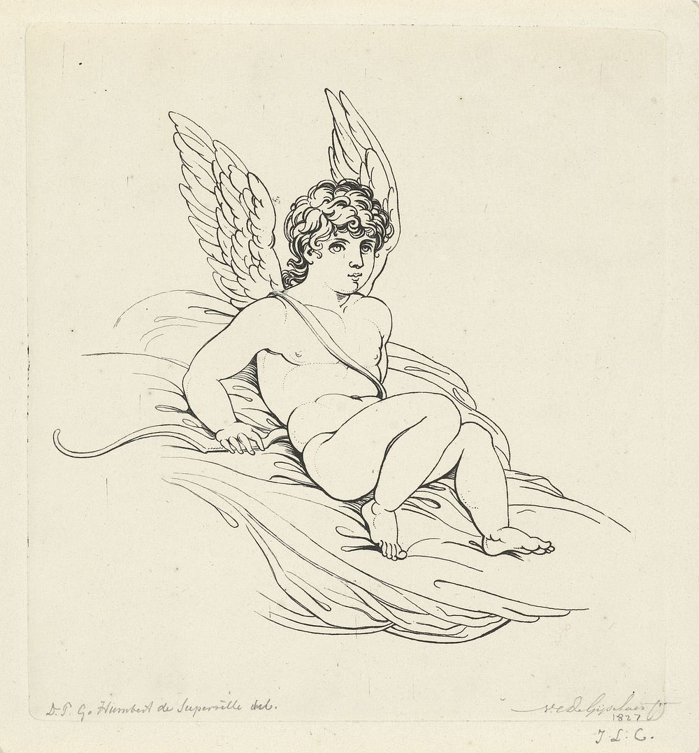 Cupido (1827) by Nicolaas Cornelis de Gijselaar and David Pièrre Giottino Humbert de Superville
