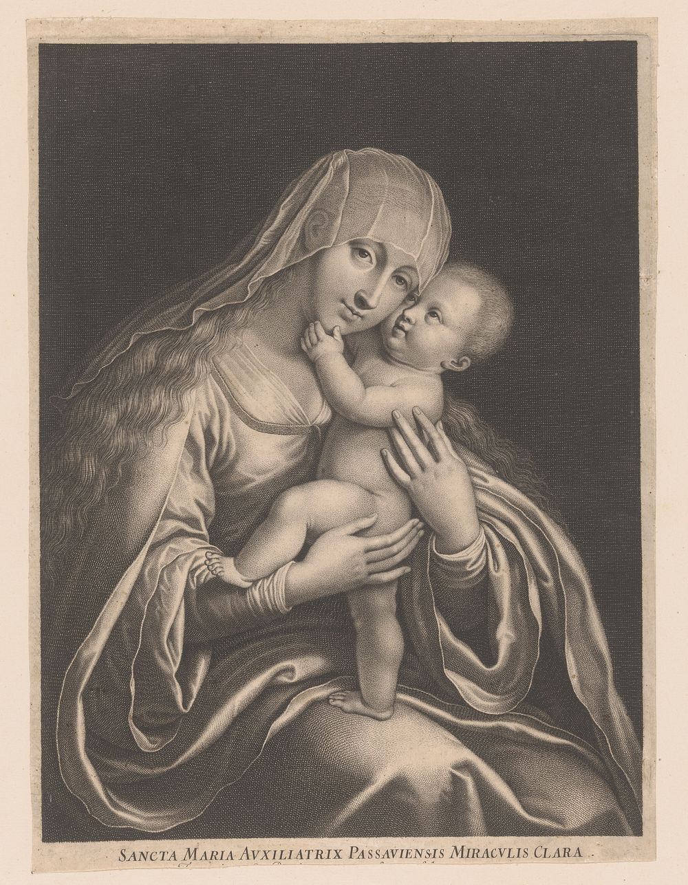 Madonna met kind (1650 - 1749) by anonymous and Lucas Cranach I