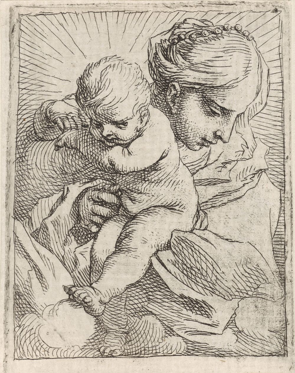 Madonna met kind (1618 - 1655) by Cornelis Schut I
