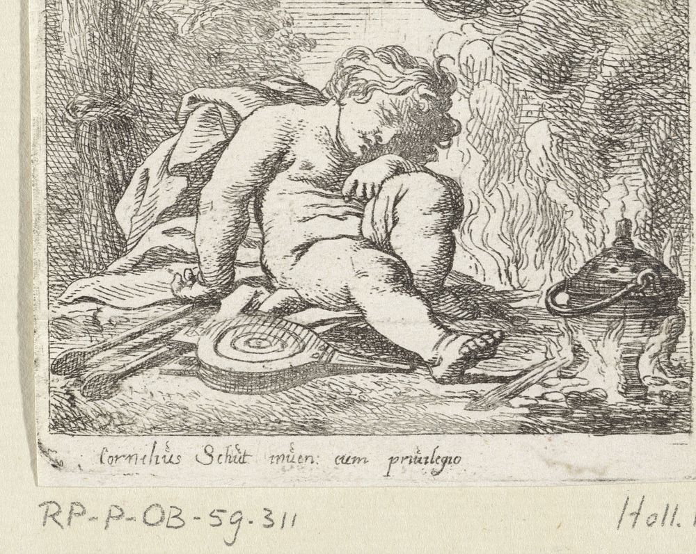 Vuur (1618 - 1655) by Cornelis Schut I and Cornelis Schut I