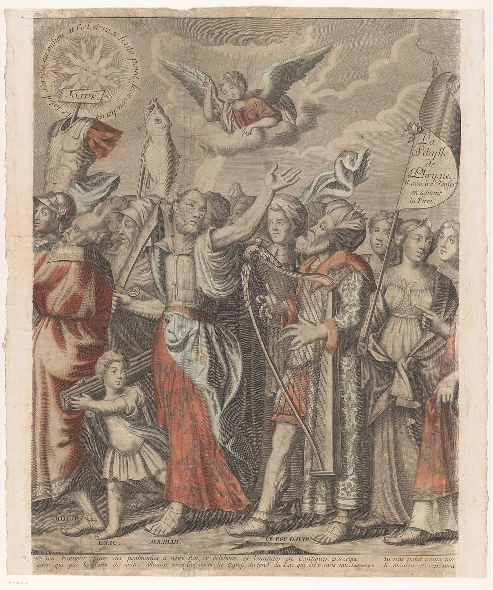 Triomftocht van Christus met figuren uit het Oude en Nieuwe Testament (tweede deel) (1687 - 1694) by Nicolas de Larmessin I…
