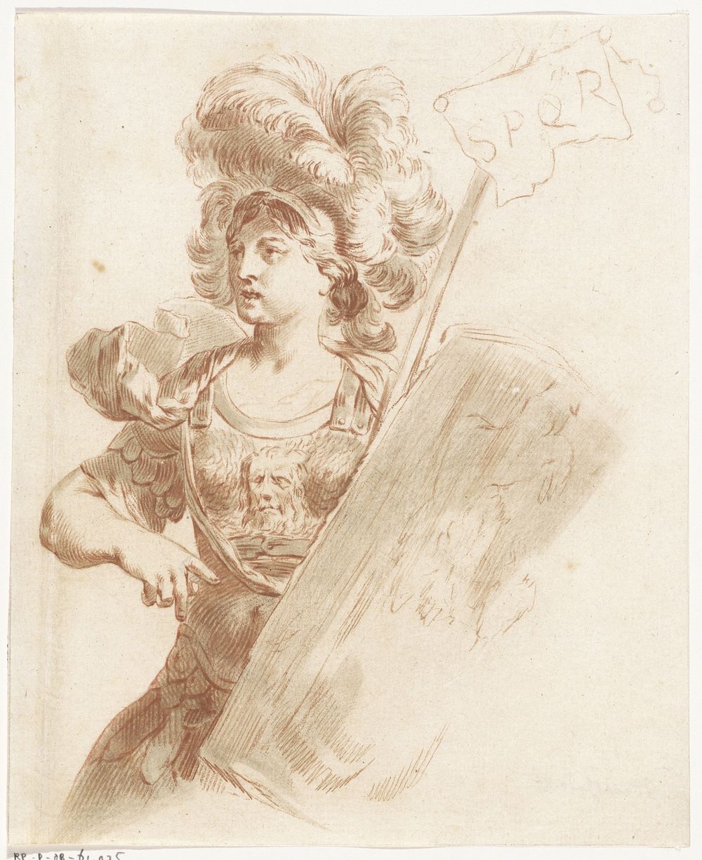 Minerva (1754 - 1809) by Izaak Jansz de Wit and Gerard de Lairesse