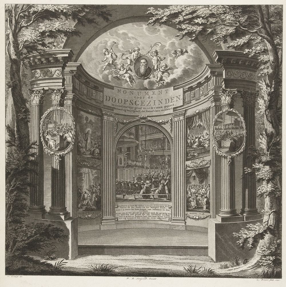 Monument voor de Doopsgezinden (1792) by Cornelis Brouwer, Daniël Kerkhoff and Dirk Meland Langeveld