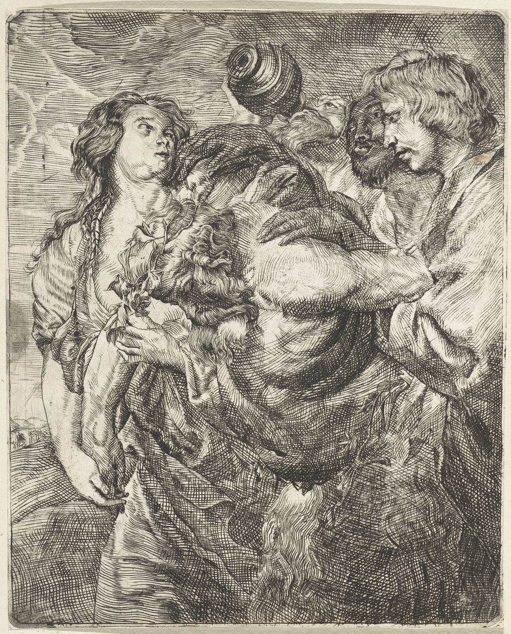 Dronken Silenus (1615 - 1691) by anonymous, Schelte Adamsz Bolswert and Anthony van Dyck