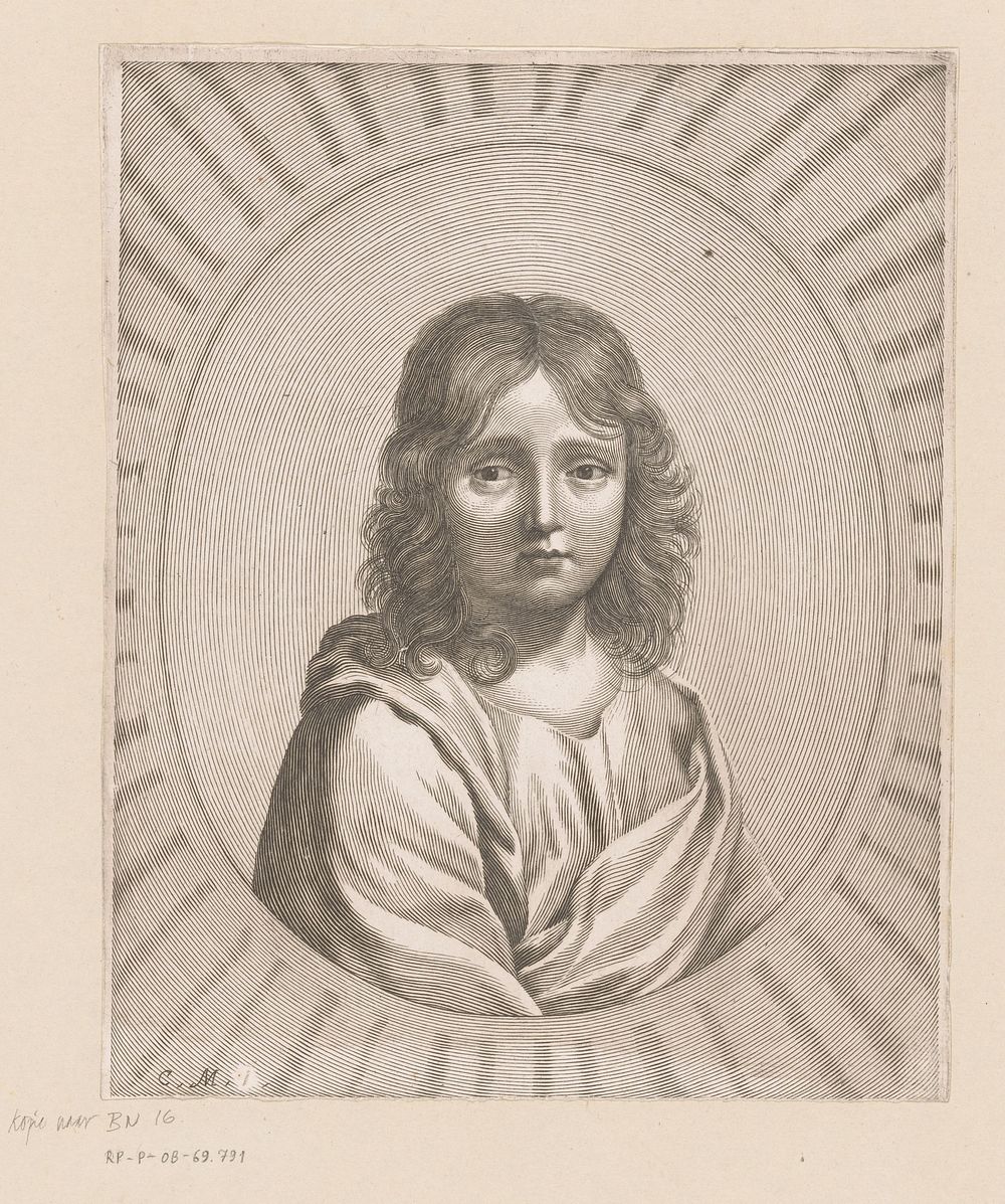 Christus als kind (in or after 1643) by anonymous and Claude Mellan