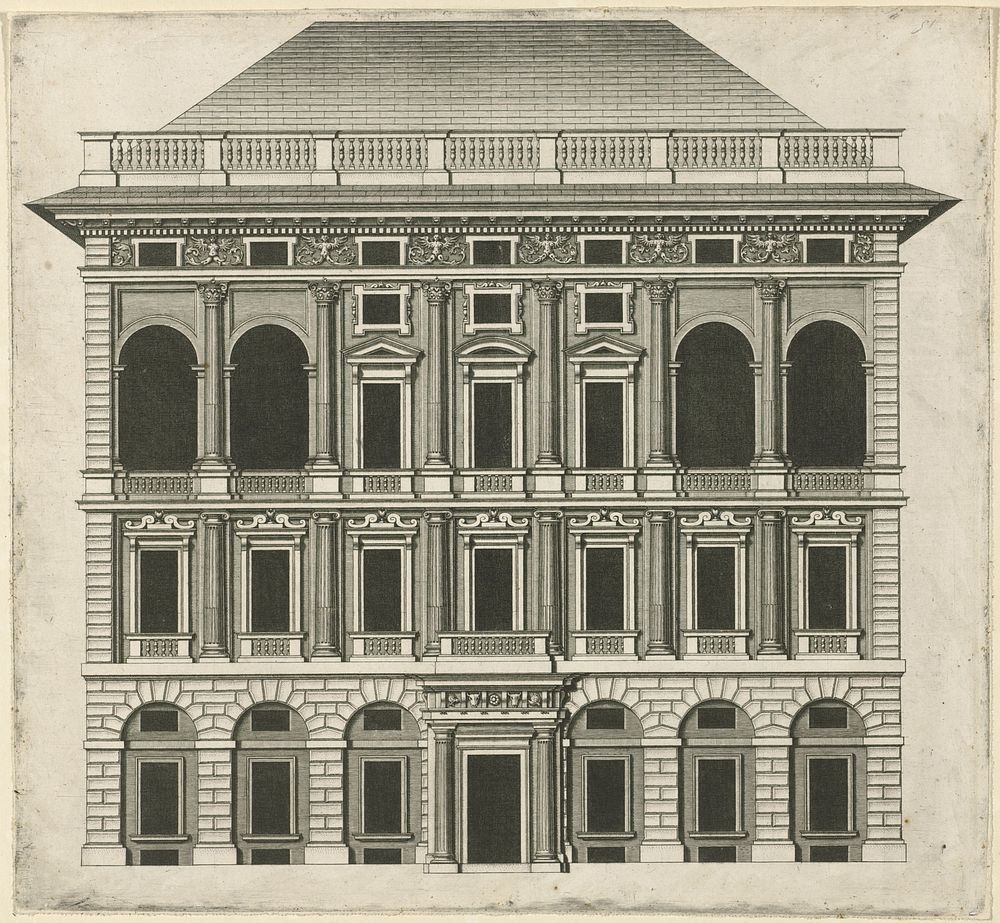 Palazzo Di Negro (1622) by Nicolaes Ryckmans and Peter Paul Rubens