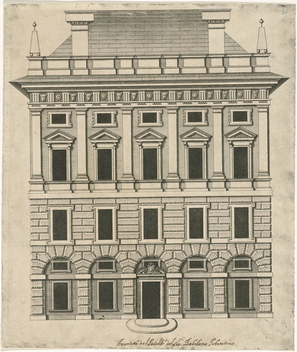 Palazzo Pallavicino (1622) by Nicolaes Ryckmans and Peter Paul Rubens