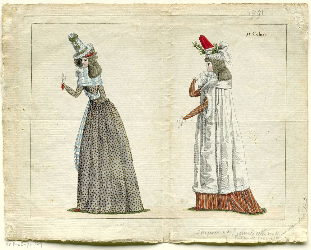 The First Fashion Magazine (1790) by A B Duhamel and M Le Brun