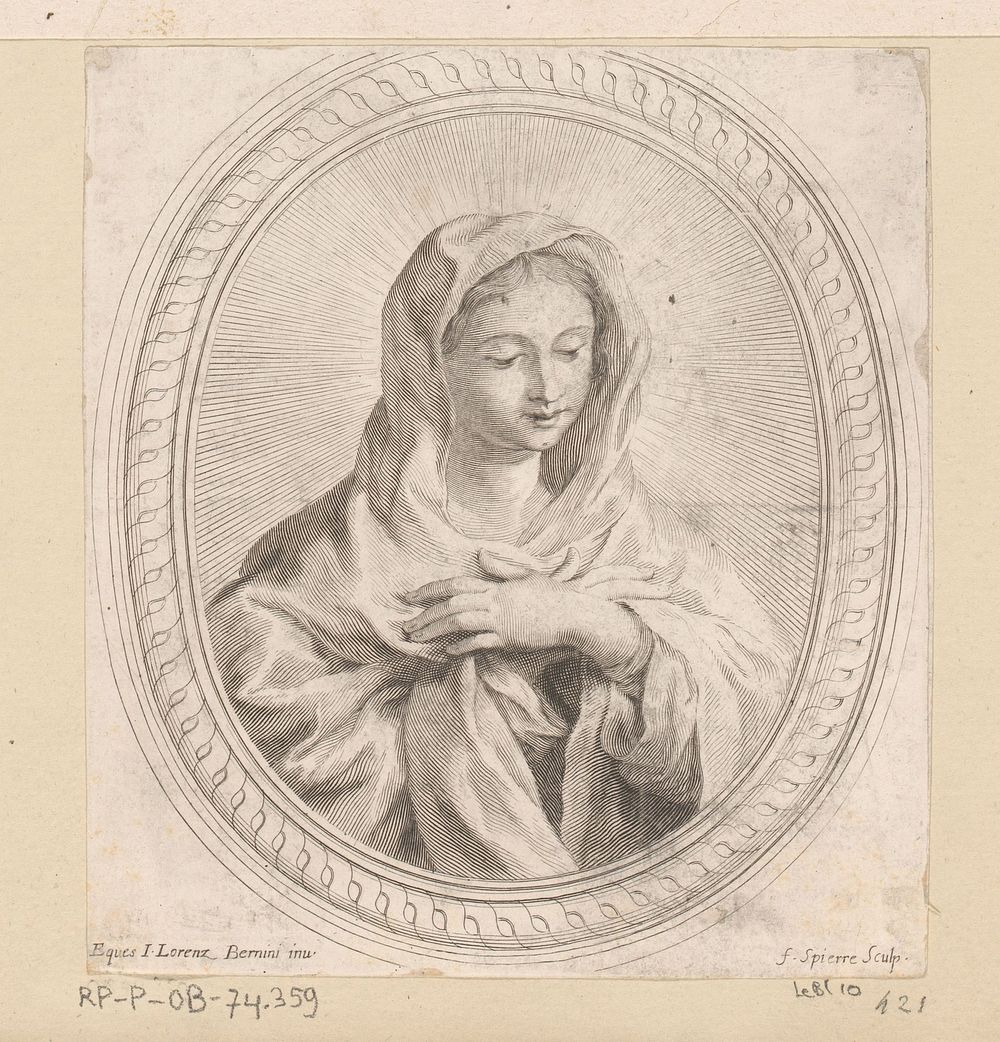 Maria (1649 - 1681) by François Spierre and Giovanni Lorenzo Bernini