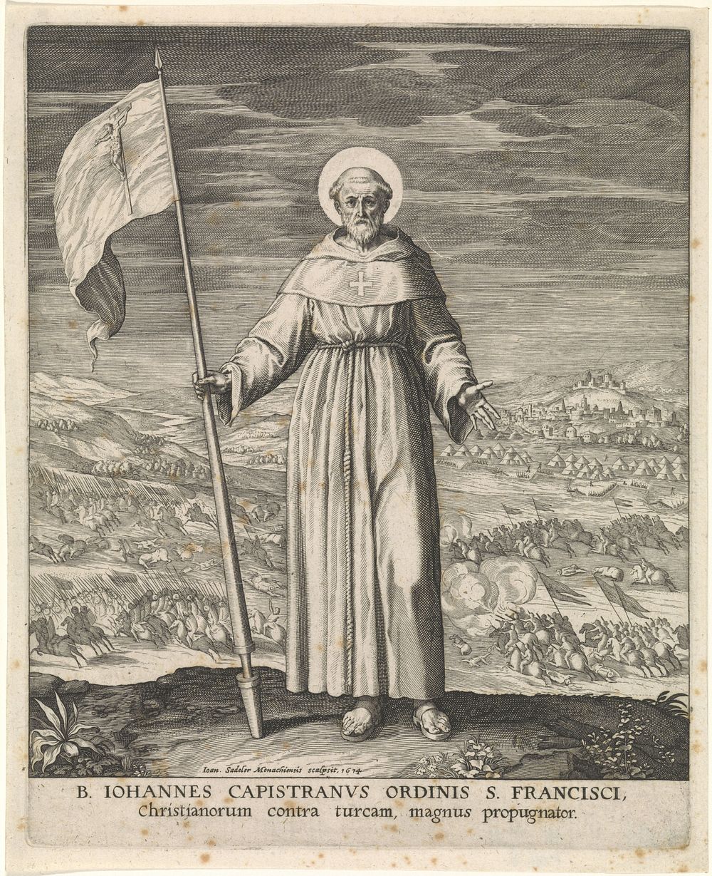 Heilige Johannes van Capestrano (1614) by Johannes Sadeler II
