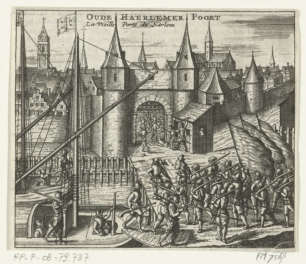 Poging om Amsterdam in te nemen, 1577 (1662 - 1665) by anonymous, anonymous and Frans Hogenberg