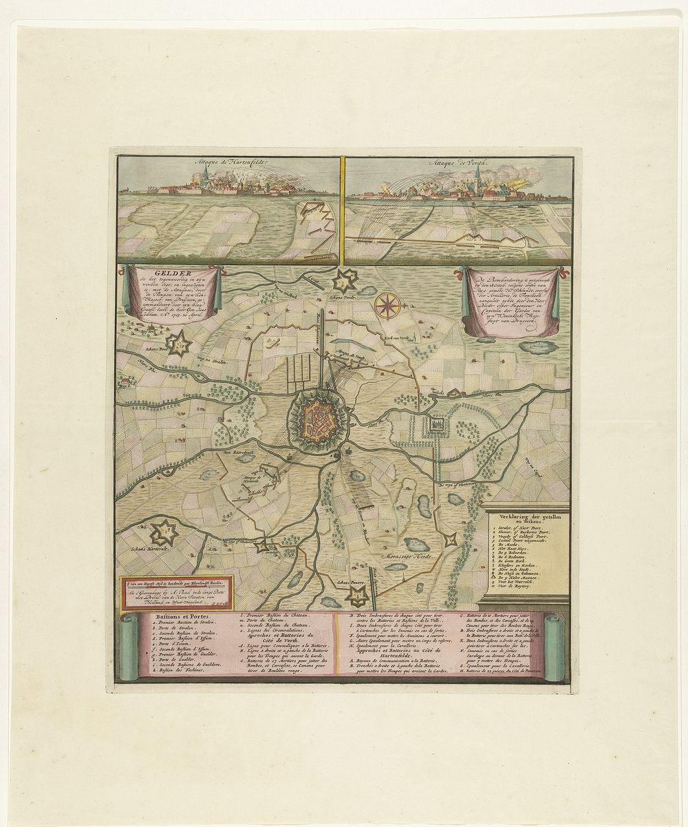 Beleg van Geldern, 1703 (1703 - 1717) by Jan van Call II, Anna Beeck and Staten van Holland en West Friesland
