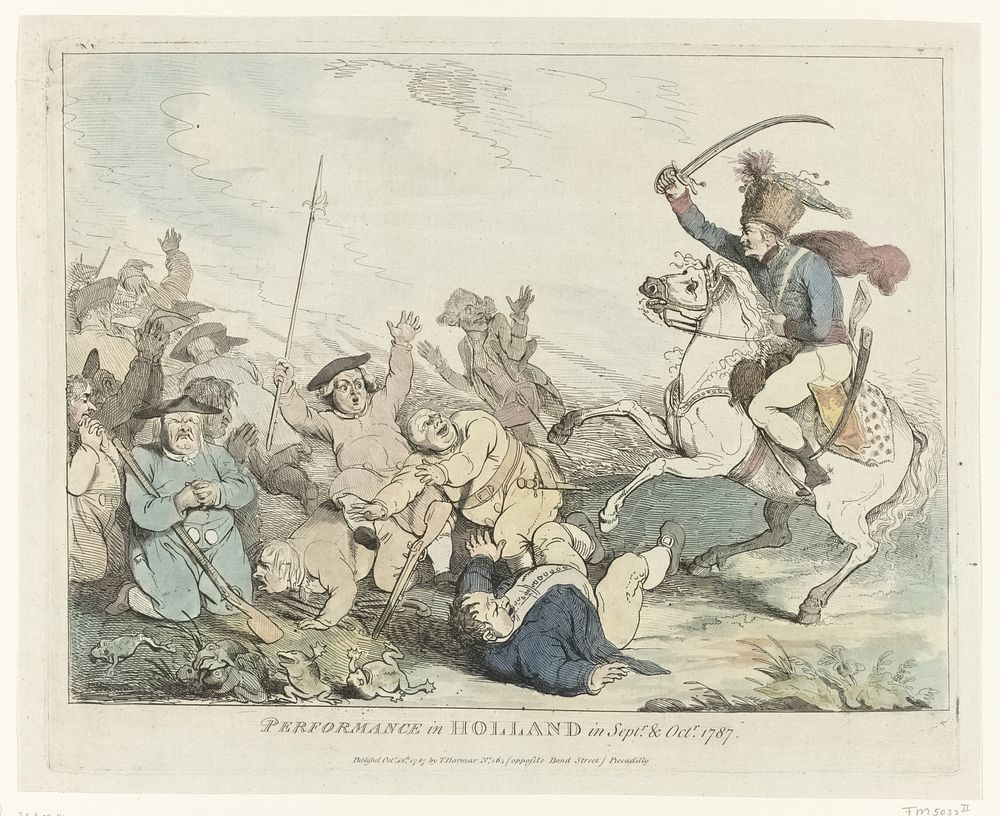 De Voorstelling (1787) by Johann Heinrich Ramberg and Thomas Harmar