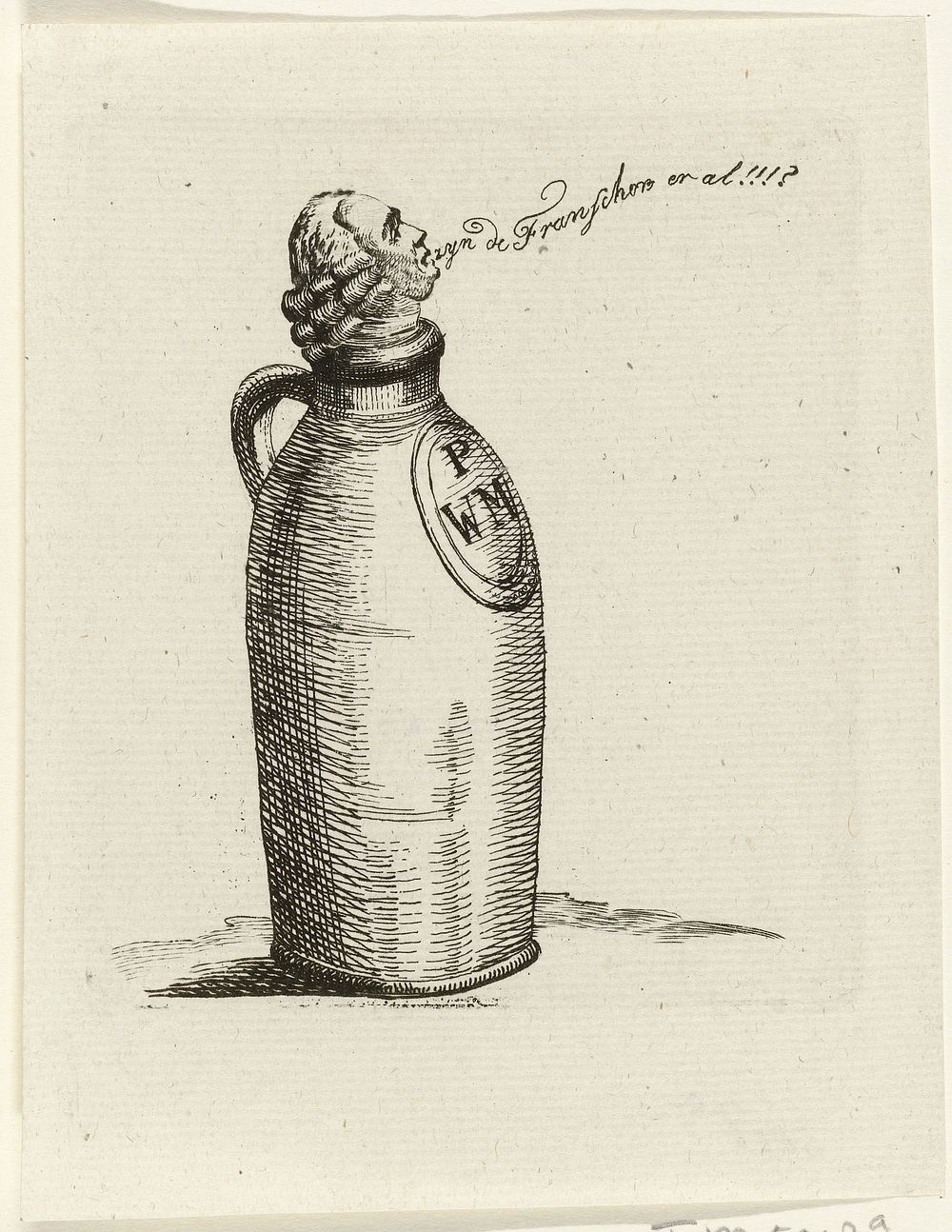 Spotprent op Pieter Witmond, 1787 (1787) by anonymous