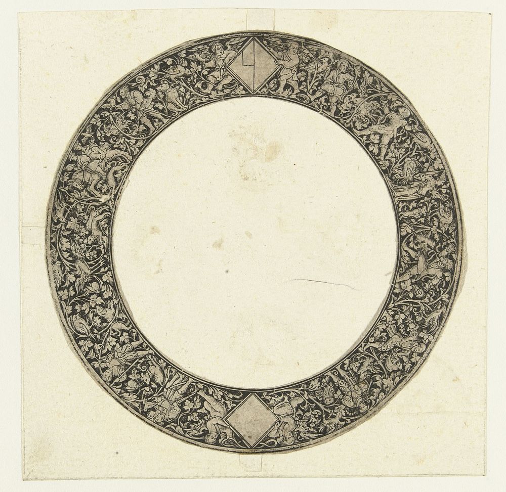 Design for a Decorative Border (c. 1500 - c. 1600) by anonymous, anonymous and anonymous