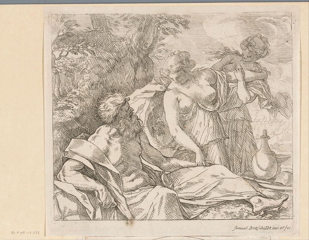 Lot en zijn dochters (1693) by Samuel Bottschild, Samuel Bottschild and Johann Christoph Weigel