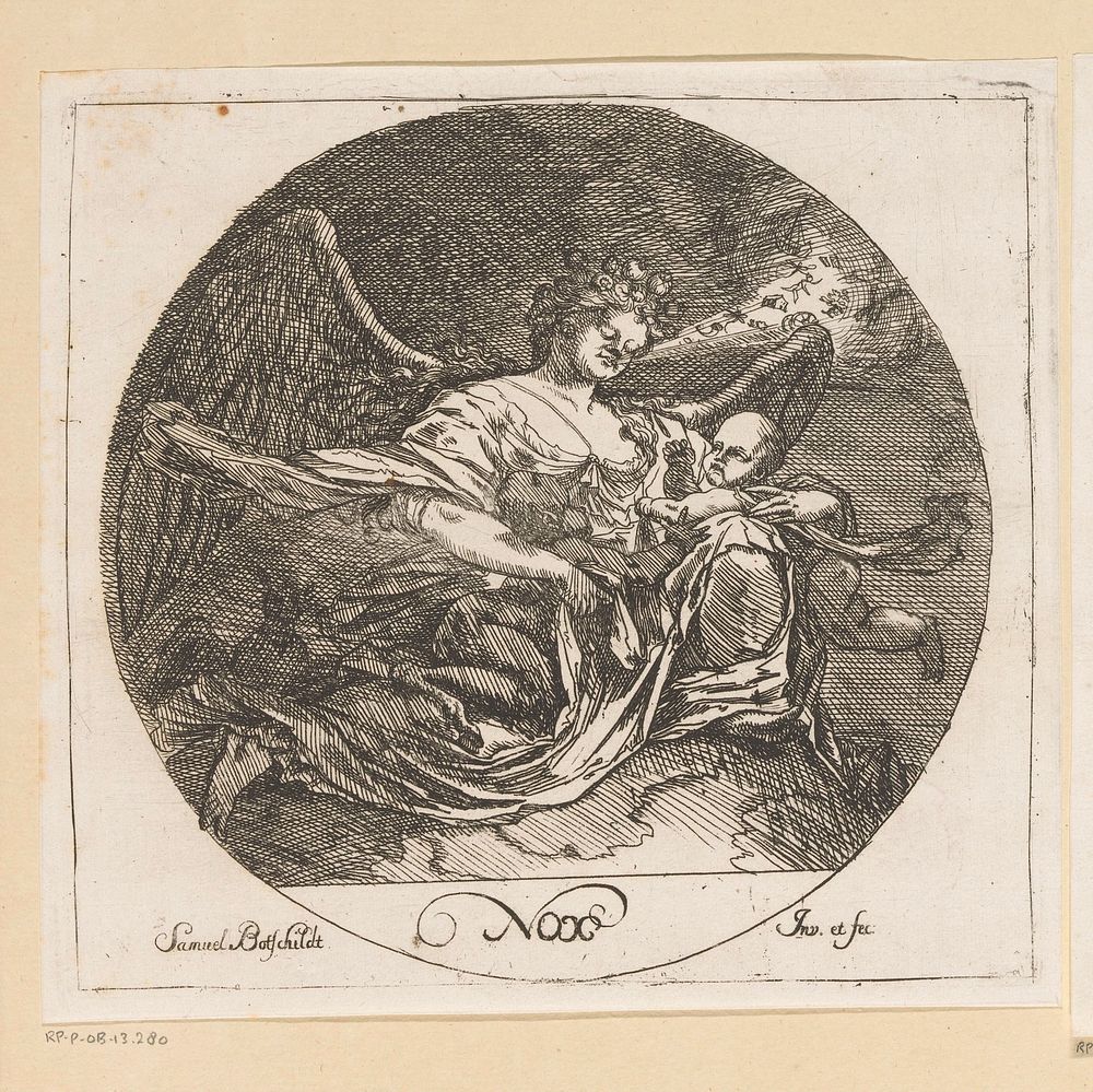 Nox (Nacht) (1693) by Samuel Bottschild, Samuel Bottschild and Johann Christoph Weigel