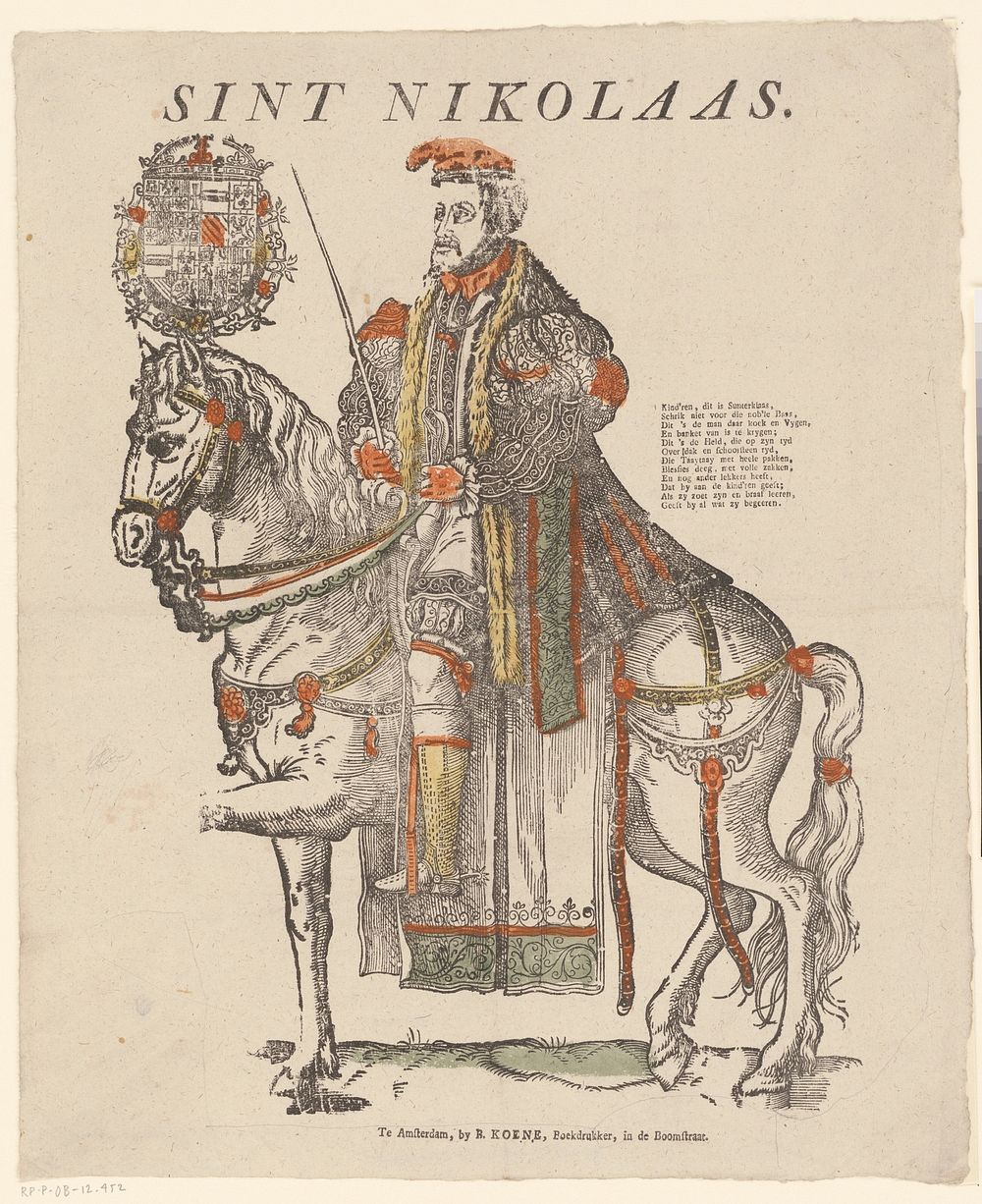 St Nicholas (c. 1814 - c. 1830) by Cornelis Anthonisz, anonymous and Barend Koene III