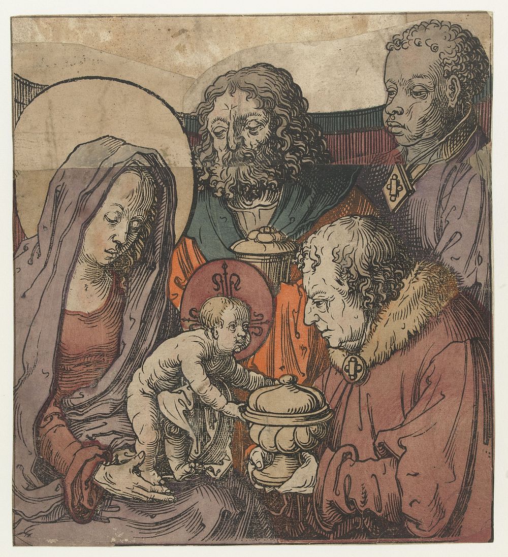 The Adoration of the Magi (1513 - 1517) by Lucas van Leyden and Lucas van Leyden