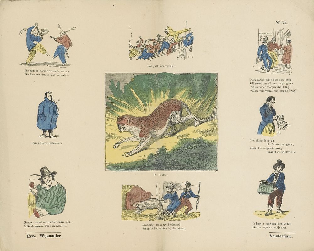 Verschillende voorstellingen (c. 1828 - c. 1913) by Erve Wijsmuller and anonymous
