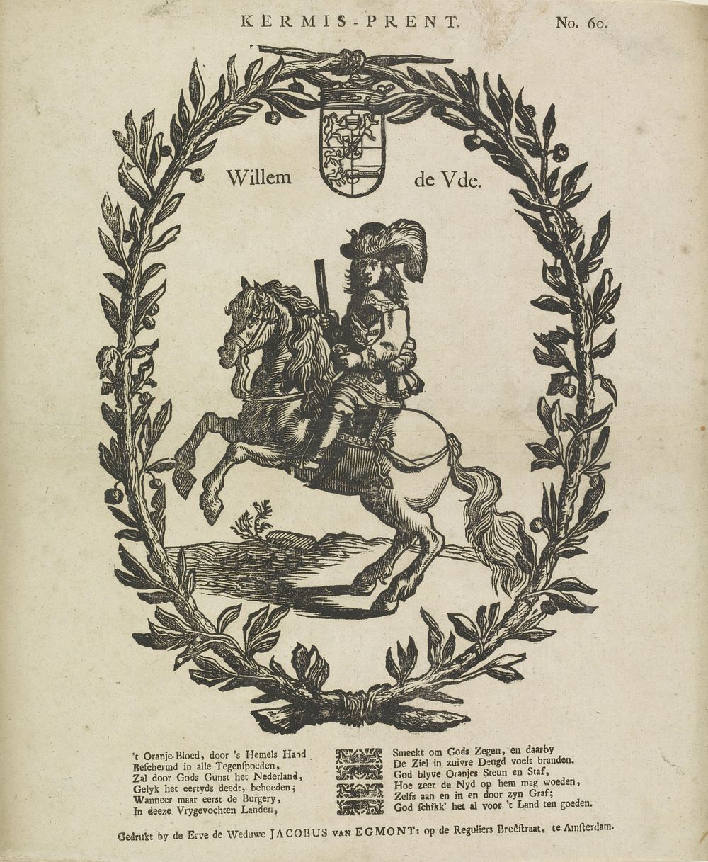 Kermis-prent / Willem de Vde (1761 - 1804) by Erven de Weduwe Jacobus van Egmont and anonymous