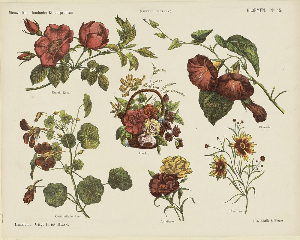 Bloemen (1875 - 1903) by Jan de Haan, Emrik and Binger and anonymous