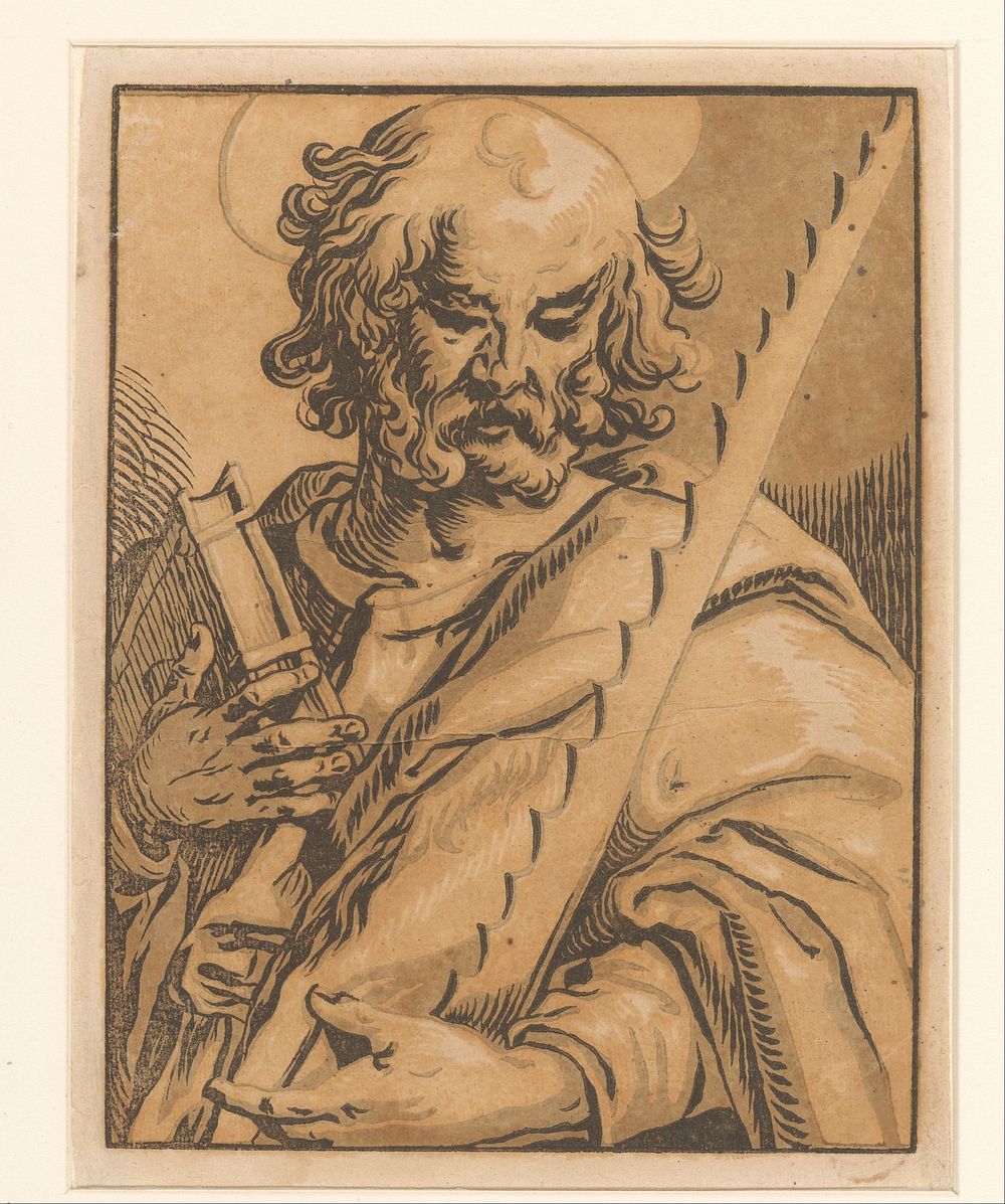 Apostel Simon (1600 - 1669) by Ludwig Büsinck, Georges Lallemand and Melchior Tavernier