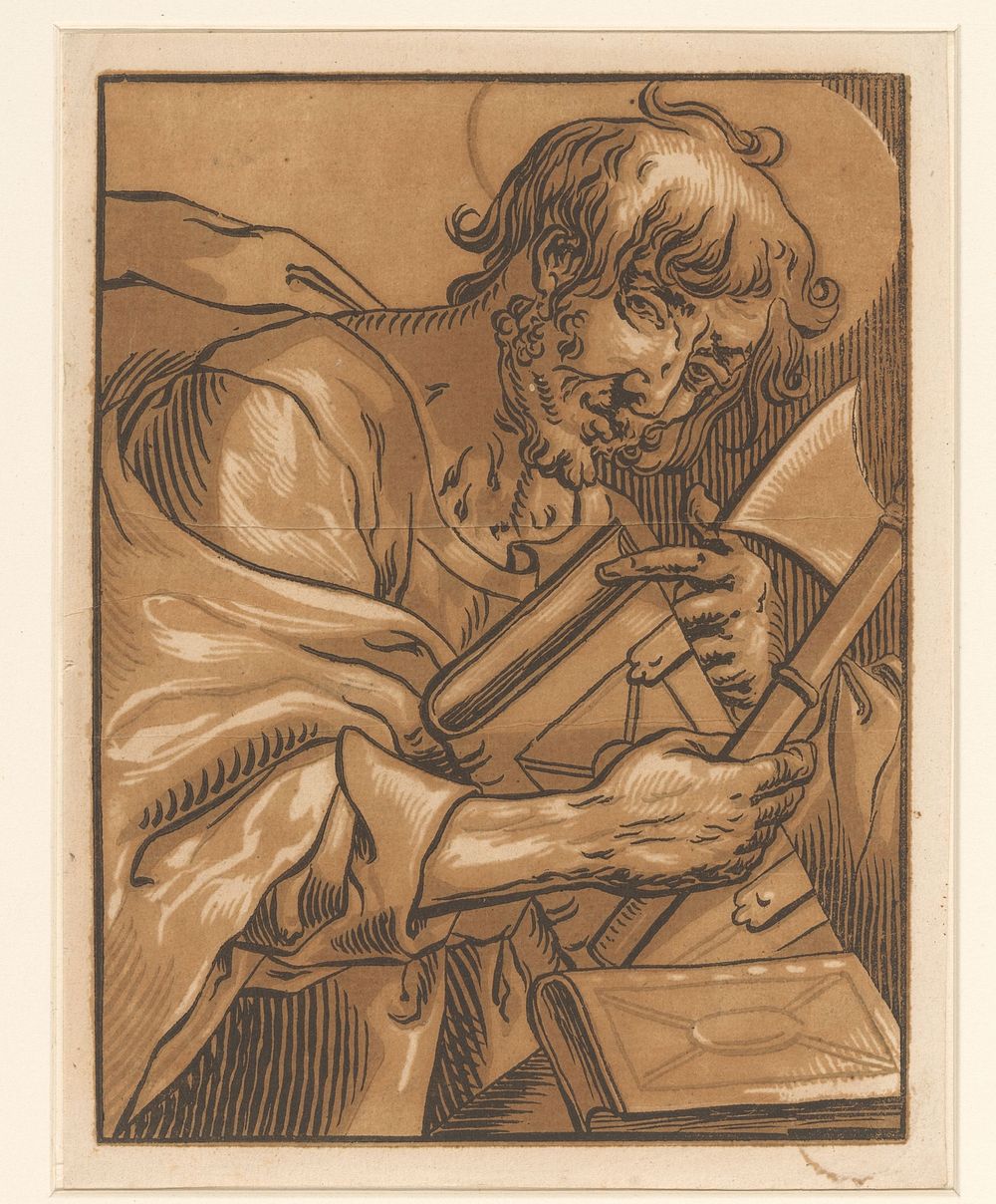 Apostel Mattias (1600 - 1669) by Ludwig Büsinck, Georges Lallemand and Melchior Tavernier