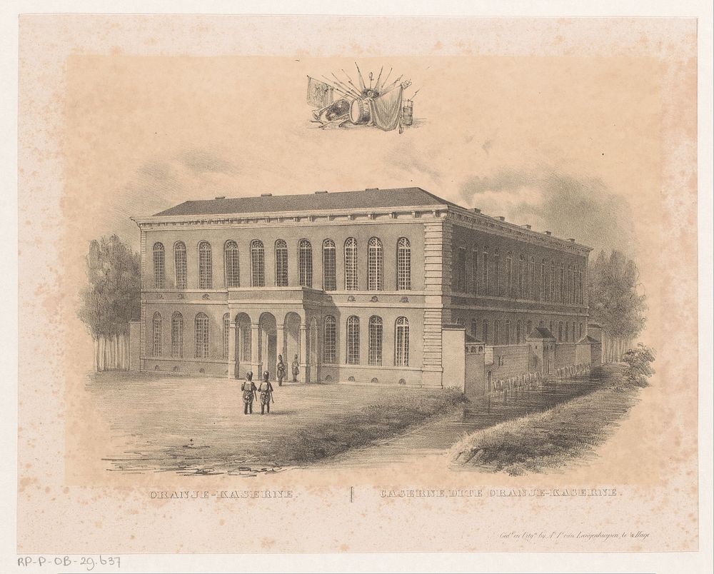 Oranjekazerne te Den Haag (1830 - 1846) by H F Soeterik, A P van Langenhuijsen and A P van Langenhuijsen