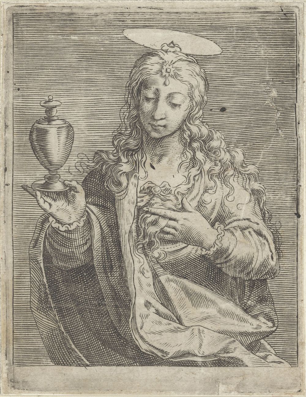 Maria Magdalena (c. 1581) by Agostino Carracci