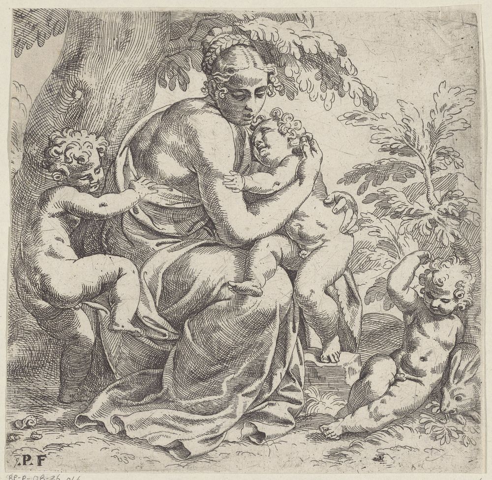 Liefde (Caritas) (1534 - 1606) by Paolo Farinati